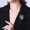 1pc Fashion Flower Brooch for Women Men Eye-Catching Pin Accessory for Stage&Special Occasions Memorable Gift Item