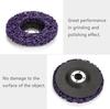 5Pcs 100mm Poly Strip Wheel Disc Paint Rust Removal Tool Poly Strip Grinding Wheel Polishing Wheel for Angel Grinders