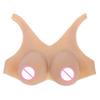 Silicone Breast Form Shoulder Strap Hook & Loop Type Artificial Fake Boobs for Crossdresser(A