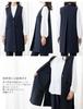 Suit Set Vest and Long Pants Entrance Plus Sizes 3L Black [Addrouge] Women's - - Formal, Business, Casual, Graduation, Ceremony, Mother's Day, [t5370]