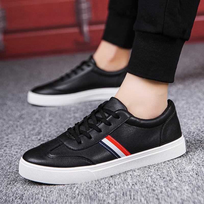 Men's Men's Fashion Little White Shoes Men's New Versatile Sports and Leisure Shoes 2025 Men's Shoes Autumn Shoes Trend Board Shoes
