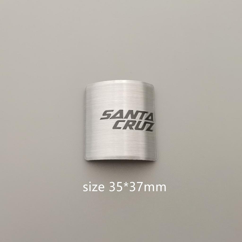 Santa Cruz Bike Badge, Mountain Bicycle Sticker, DIY Personalized Decorative Sign, Soft Aluminum Alloy Sticker
