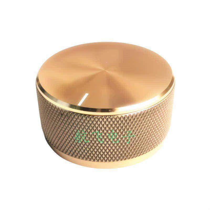Aluminum Alloy Knurled Volume Knob for Potentiometer & Amplifier (44x22mm)