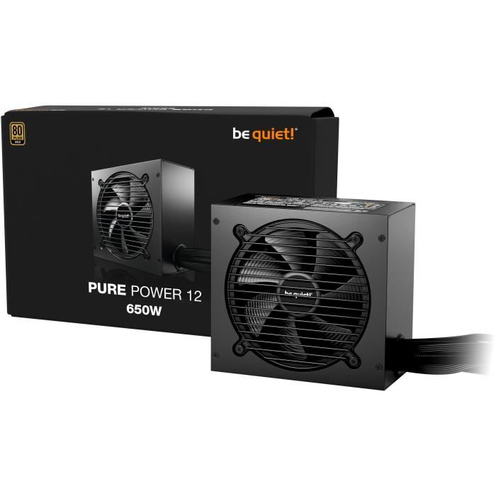 Be quiet! - pure power 12 - alimentation pc - bp002eu - 650 w