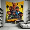Rap Legends Street Art Tribute Threepiece Set 1 Duvet Cover 2 Pillowcase Without Core Christmas Birthday Gift Soft And Comfortable