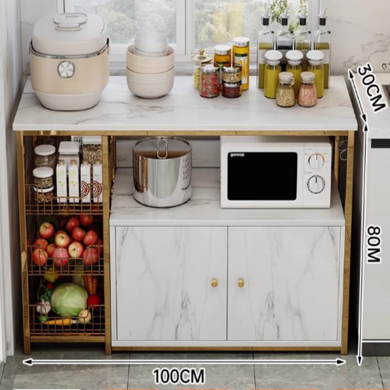 Modern Double Door Kitchen Storage Cabinet