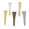 12pcs/lot Bugle Metal Cone Funnel Spring Coil Spacer Beads End Caps Connector For DIY Jewelry Makings Supplies Accessories