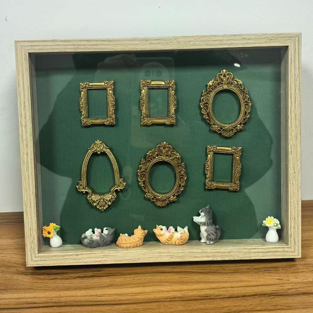1 SET DIY Shadow Box Frame Mini Memory Display Kit Creative Photo Album For Anniversary Unique Romantic Daily Gift Idea Decor