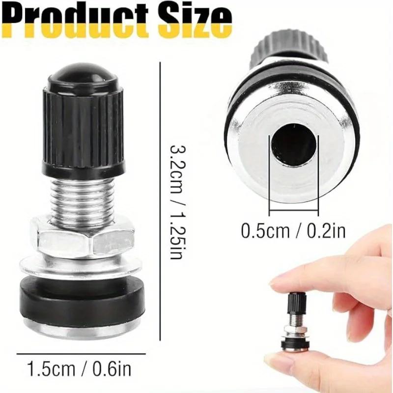 2 Pcs Car Wheel Tire Valve Cover 32mm Motorcycle Scooter Bike Tubeless Mountain Tyre Valve Dustcap