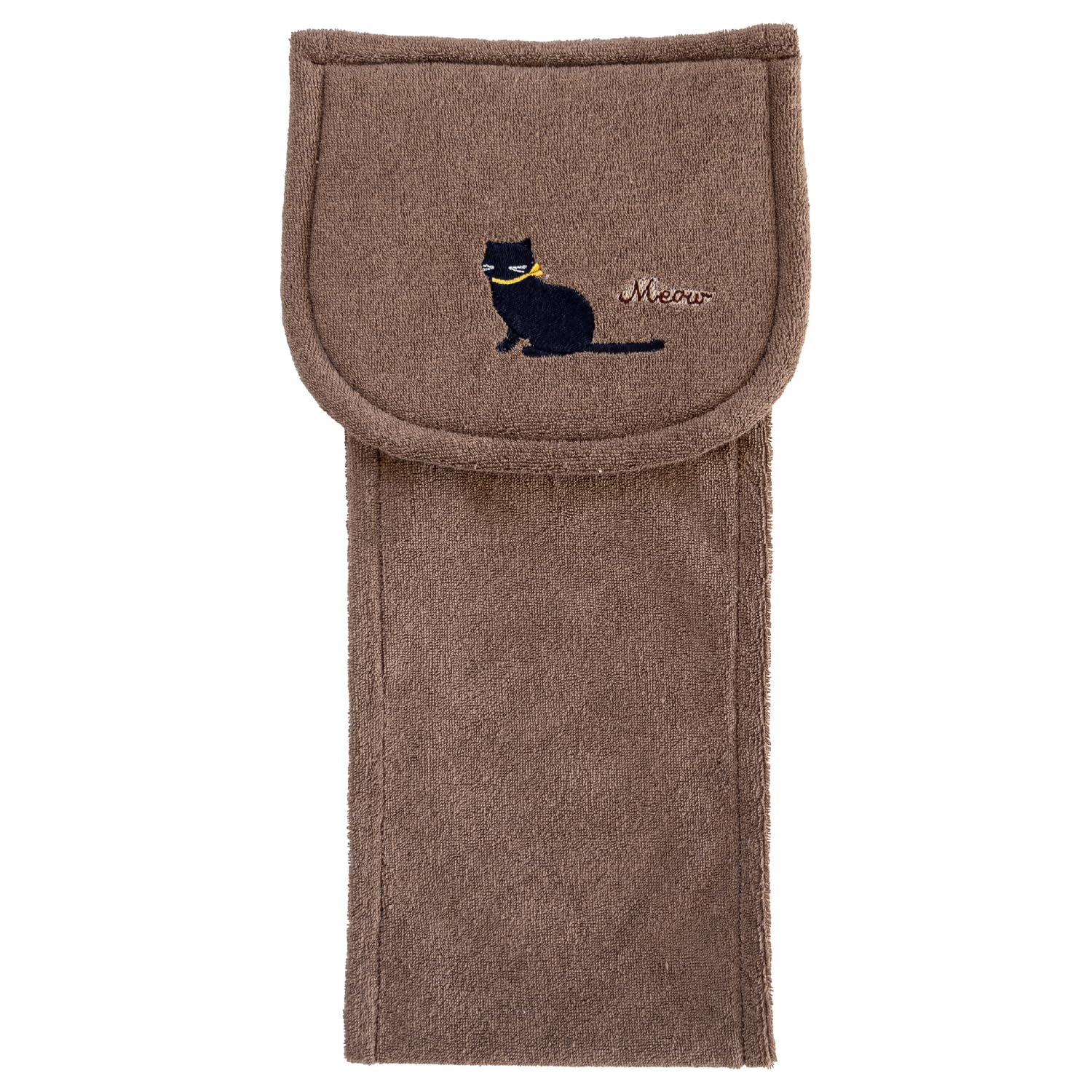 Держатель для туалетной бумаги OKA Mignon, Коричневый (Кот, Милый, Повседневный, Геометрический узор, Моющийся)