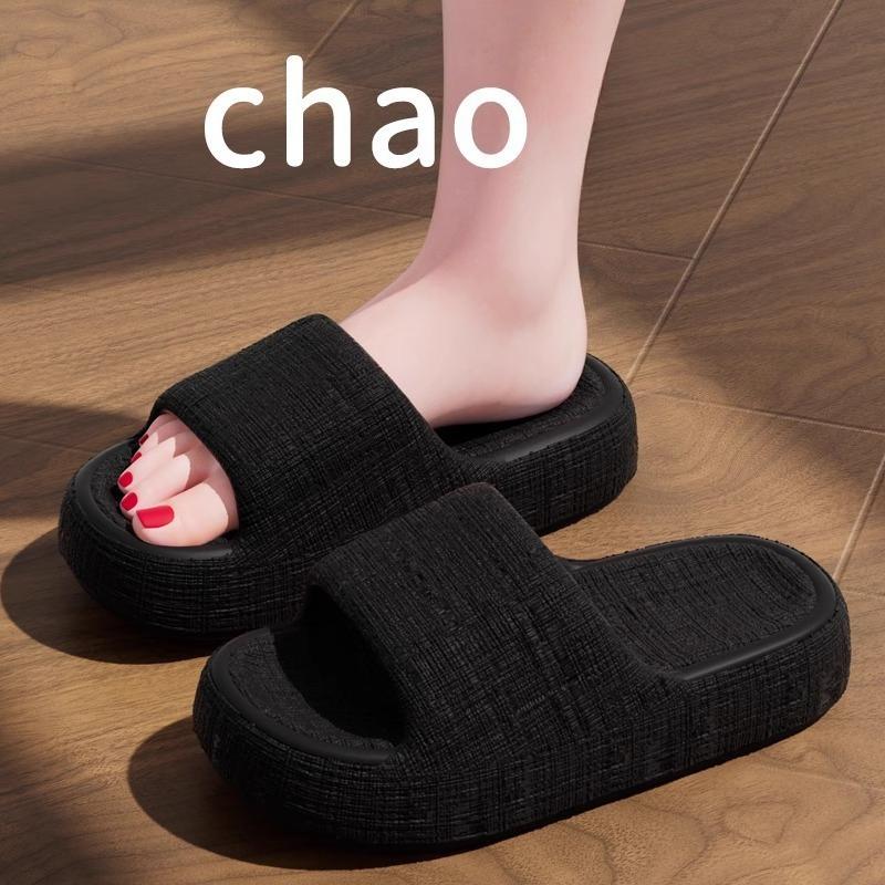 Damen Weiche EVA Dicksohlige Hausschuhe Outdoor Strandsandalen Hausschuhe für Damen, Sand Slip On Bequeme Sandalen, Niedliche Hausschuhe