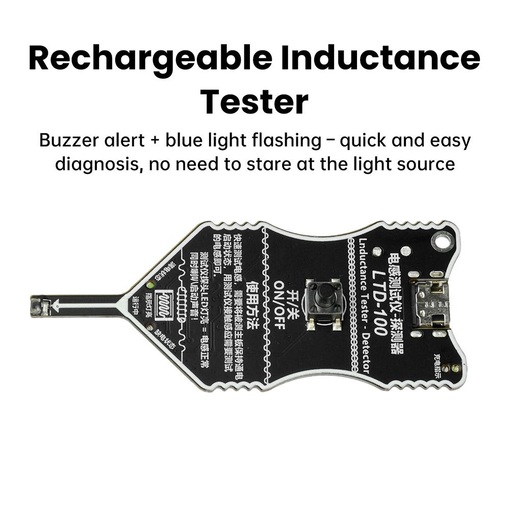 Inductance Tester Detector Motherboard Inductance Coil Quick Test Detector Tool for PC Repair Electromagnetic Check