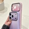 Hoesje voor IPhone17 16 15 14 13 Pro Max Verloop Huidgevoel Acryl Zeefdruk Hard Siliconen Schokbestendig Achterkant