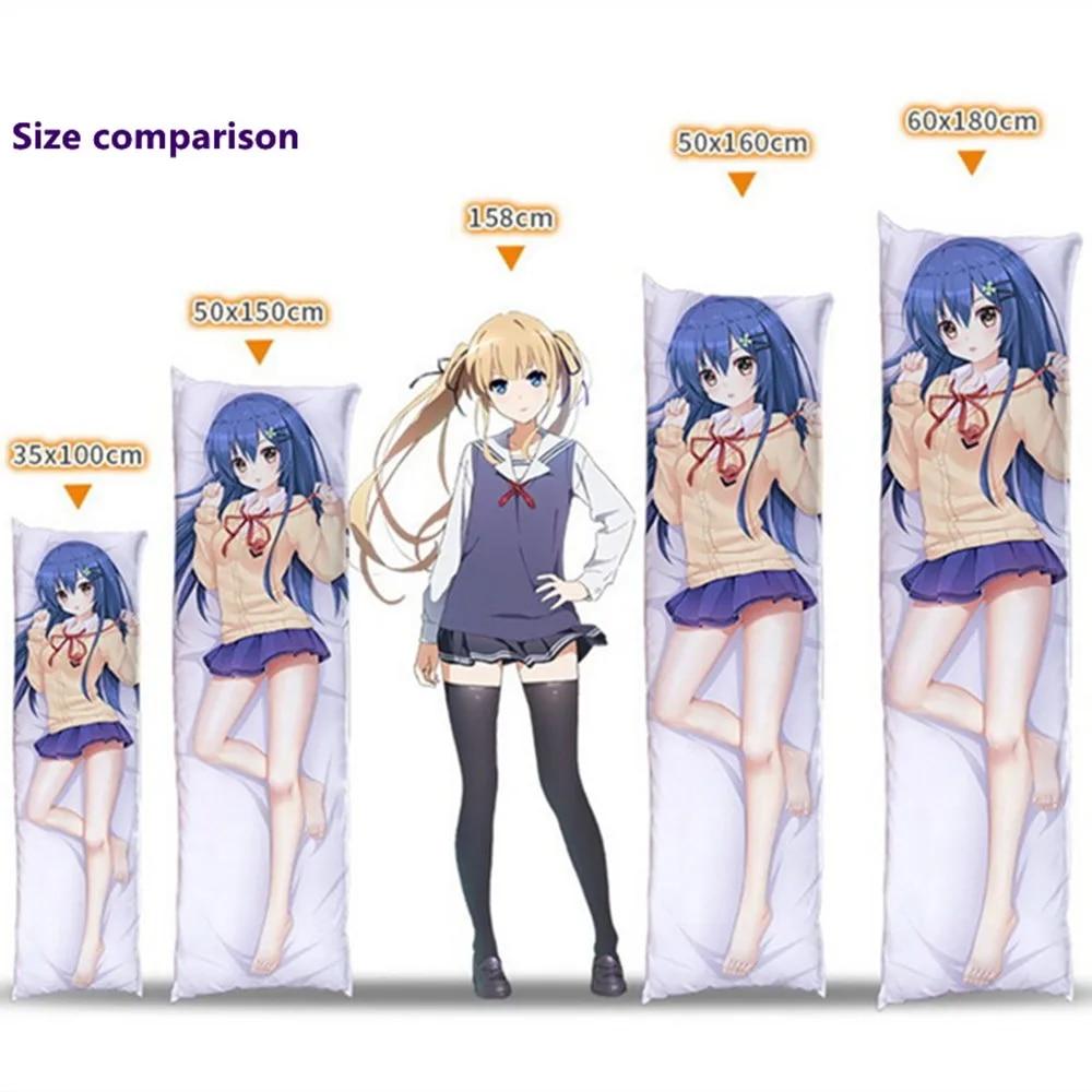 Game Genshin Impact Arataki Itto Cosplay Body Pillow Case Dakimakura Peachskin 2-Side Hugging Body Throw Cushion Pillow Case