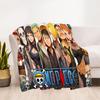1PC One Piece Characters Outdoor Blanket Lightweight Flannel, Soft & Warm, All-Season Use for Sofa, Outdoor, Camping, Living Room, Office85