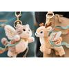 Dunhuang Flying Cat, Nine-colored Deer, Embroidered Cloud Pattern, Ribbon, Plush Toy, Cute Bag Hanging Ornament, Doll, Keychain