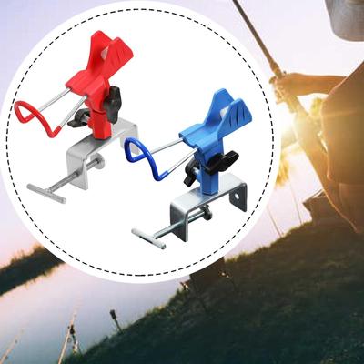 Fishing Rod Holder with Stable, Flexible Metal Base and Removable Pad for Boat,360° Adjustable Trolling Holder Pole Stand Rack