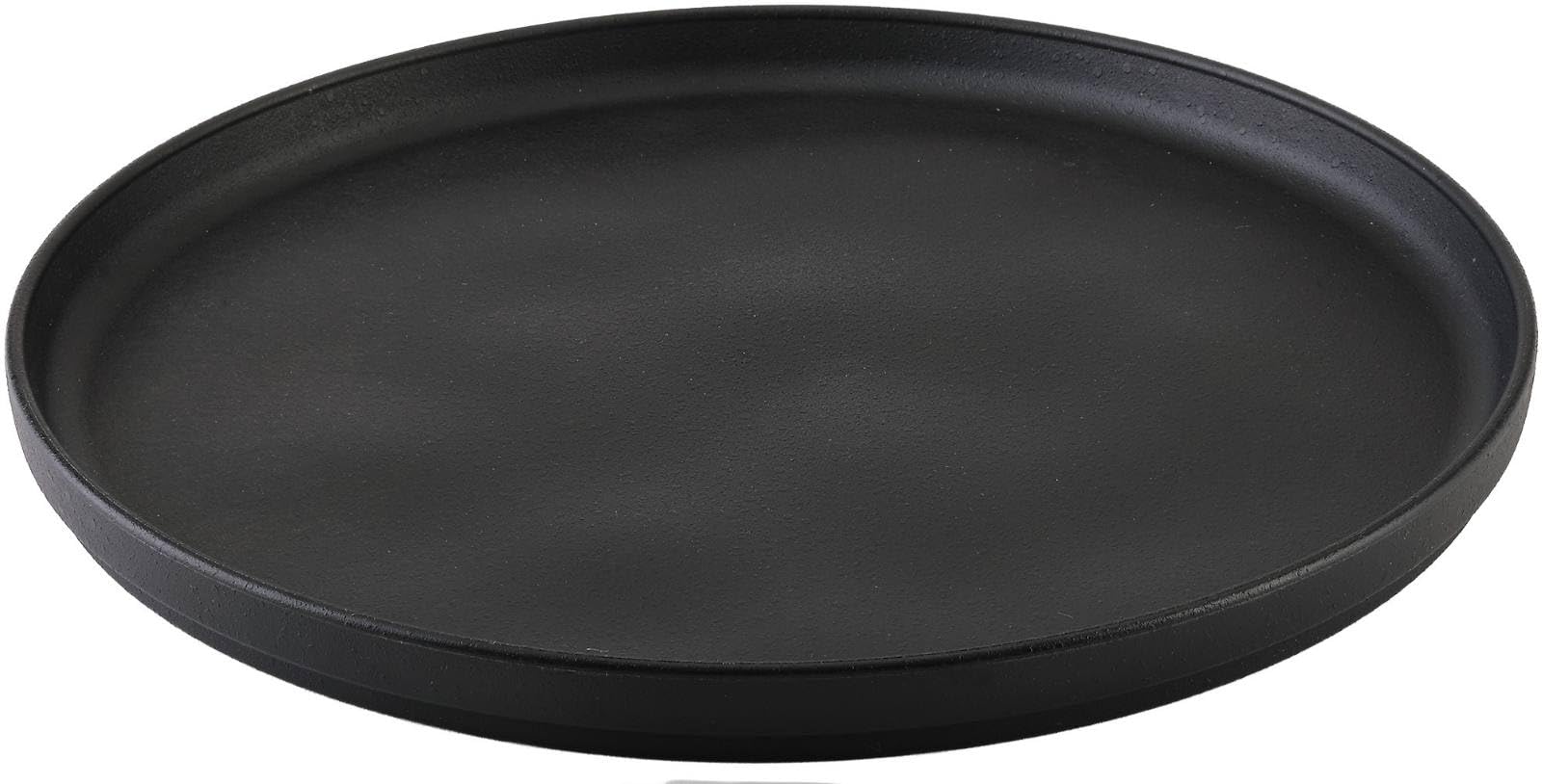 Fukui Craft 190mm diameter 88030032 SPS) straight-sided plate, black, чёрный