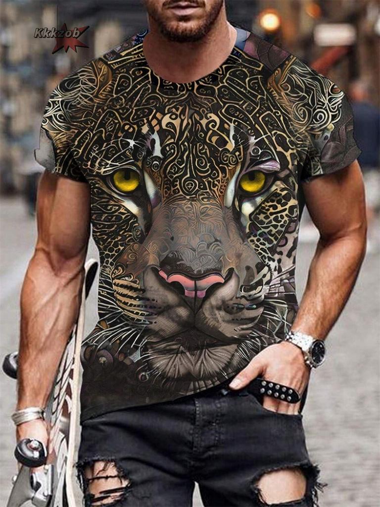 Vintage Animal Eagle 3D Printed Men's T Shirts Casual Short Sleeve Tee Shirt Fashion Outfits Streetwear O Neck Oversized Tops