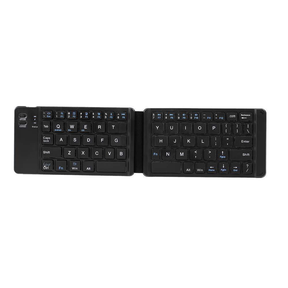 Wireless Two-Fold Bluetooth Keyboard for iPad, Android, and Windows Systems