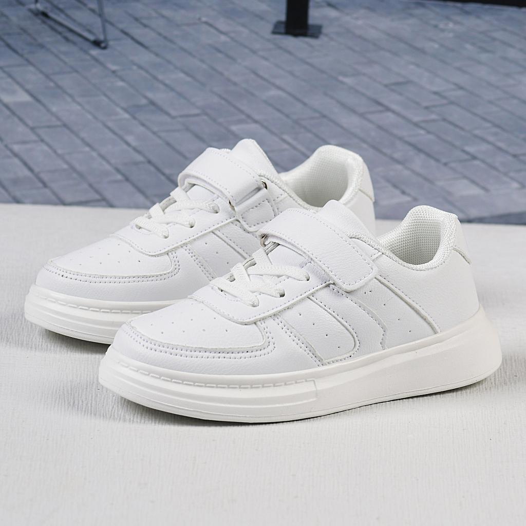 Kinder Vier Jahreszeiten Low Top Atmungsaktive Skateboardschuhe Kinder Studenten Trendige Lauf-Sportarten Jungen und Mädchen Bequeme Turnschuhe für die Halle