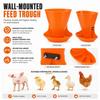 Plastic Piglet Feeding Trough Wall-mounted Automatic Pig Chute  Piglet Breeding