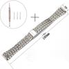 18mm Armband für Casio F-91W Edelstahl-Uhrenarmband F105 F108 A158 A168 AE1200/1300 Stahl-Armband