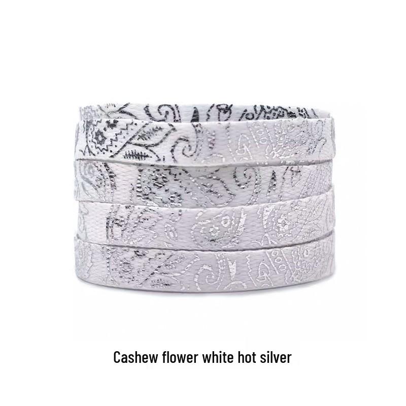 Cashew Flower Shoelaces for Air Force 1, Canvas Shoes, and Dunk Sneakers – Unisex