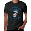 Men'S Tradition Commando Ultra 1984 Vintage 80S Streetwear T-Shirt - Heavy-Duty Retro Skull & Blue Beanie Graphic, Crew Neck Casual Tee, Machine