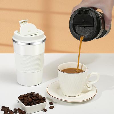 380 ml Kaffeetasse, großes Fassungsvermögen, gute Abdichtung, auslaufsicher, rutschfest, vakuumisolierter Edelstahl-Wasserbecher, Heimversorgung