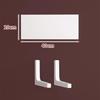 Paint-Free Floating Wall Shelf: Wooden Wall-Mounted Bookshelf and Storage Plank