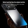 EUCAGR For Realme Note 80 Luxury ShockProof AG Frosted Soft TPU+PC Matte Back Cover For Realme Note80 Phone Case Coque