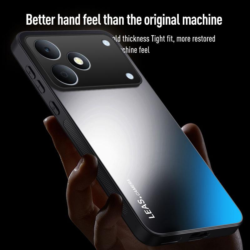 EUCAGR For Realme Note 80 Luxury ShockProof AG Frosted Soft TPU+PC Matte Back Cover For Realme Note80 Phone Case Coque
