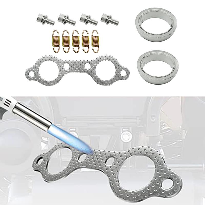 Exhaust Muffler Gasket Seal Spring Rebuild Kit For Polaris 5811511 3610047 Bolt Gasket Donut Seals Spring Accessories