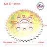 420 428 520 25T 30T 32T 33T 37T 39T 40T 48T Rear Sprocket For  ATV Quad Dirt Pit Pocket Bike Chopper