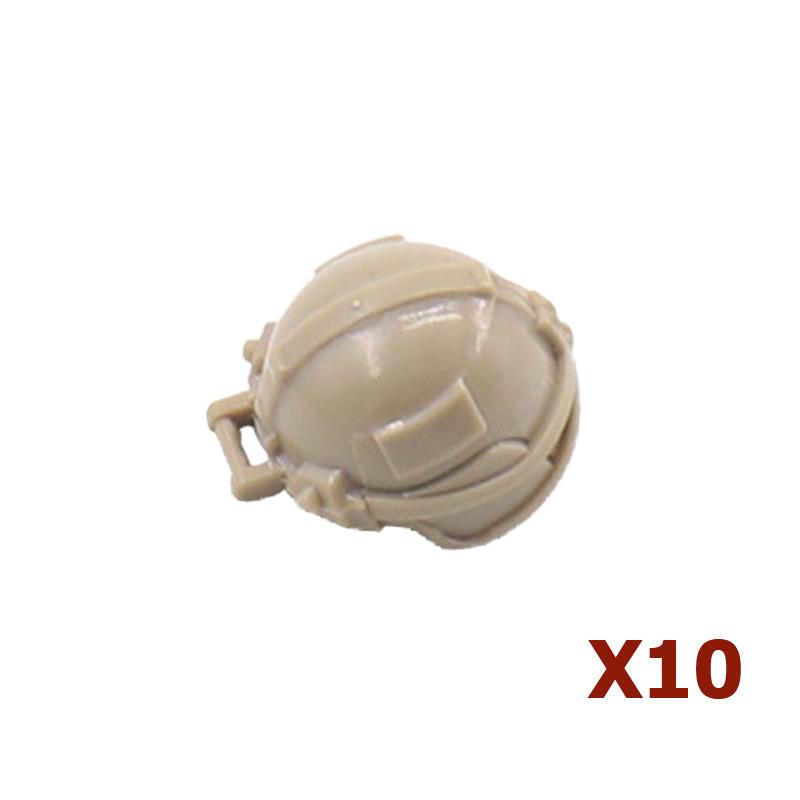 Military Soliders Figure Waffen Building Block German US Helmet Goggle Bazooka Anti Tank Rocket Launcher Flamethrower Brick Toys