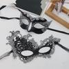 2 Stück/Set Partner Masken Spitze Damenmaske Herren Bemalte Halbgesichtsmaske Augenmasken Set Party Maskenball Hochzeitsdekoration Kostüm Abschlussball