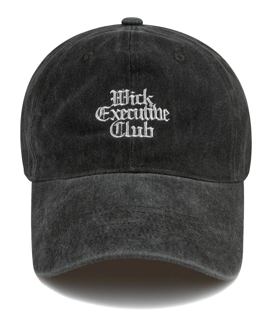 Wig Executive Classic Stone Washed Ball Cap - Charcoal