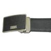[Dunhill] Men's Belt DU26R4A76AM00142 35mm AUTOMATIC BELT GRNSMT L, BLACK, 42 [Reversible][Adjustable Size] [Used]