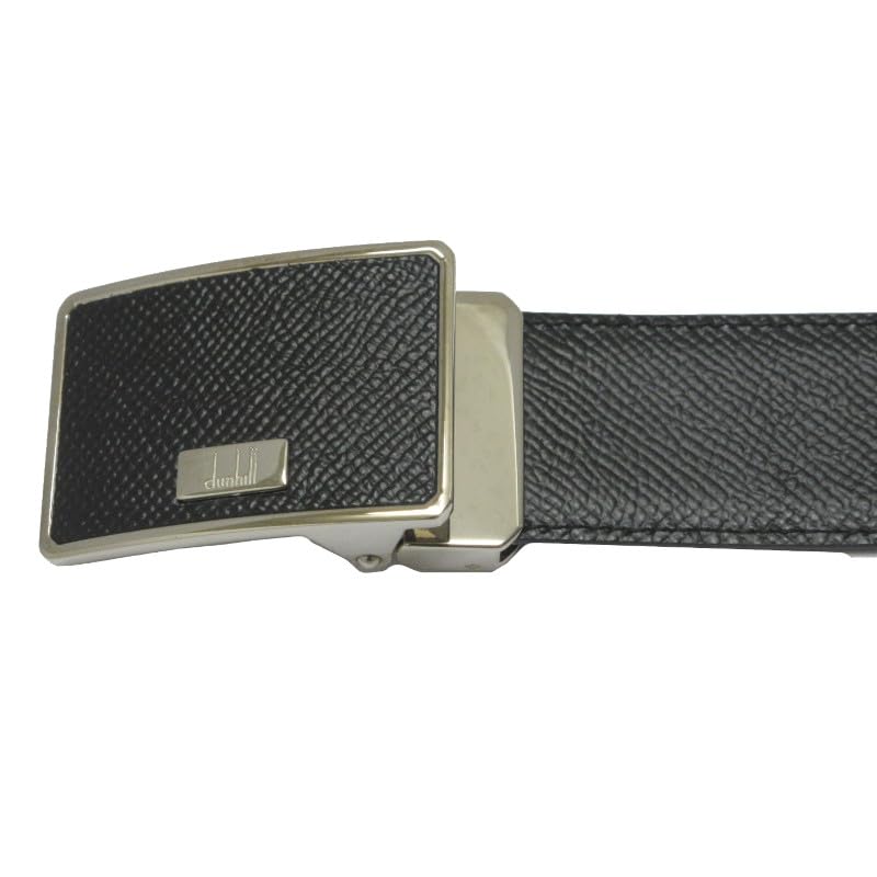 [Dunhill] Men's Belt DU26R4A76AM00142 35mm AUTOMATIC BELT GRNSMT L, BLACK, 42 [Reversible][Adjustable Size] [Used]