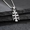 High-End Stainless Steel Eastern Orthodox Cross Pendant Punk Style Men