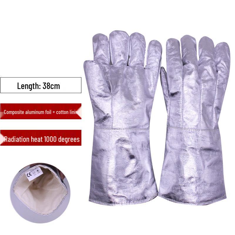 Heat Resistant Aluminum Foil Gloves