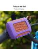Silikonhülle mit Fahrradgurt für JBL GO5 Bluetooth-Lautsprecher, Music Gold Brick 5. Generation Schutzhülle