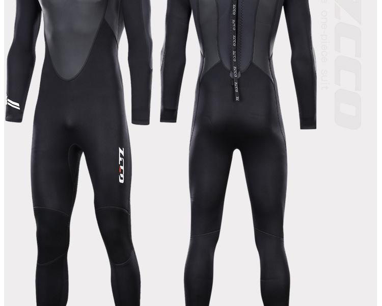 ZCCO Men's 3mm Neoprene Wetsuit for Swimming, Diving, and Surfing