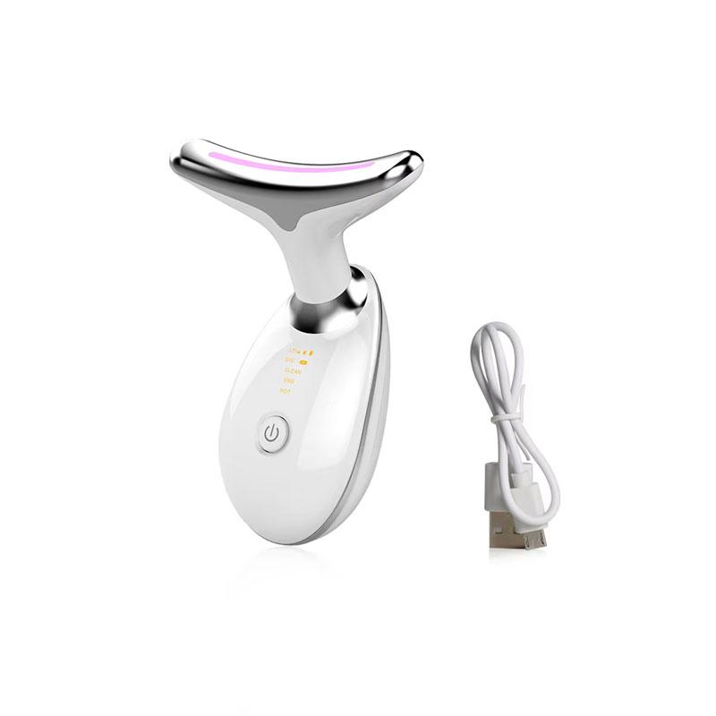 3 Color Neck And Face Massage Device, Multifunction Beauty Instrument, Gift For Women And Mother's Day