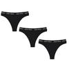 Jack Wills Womens/Ladies Deptford Logo Thong (Pack of 3)