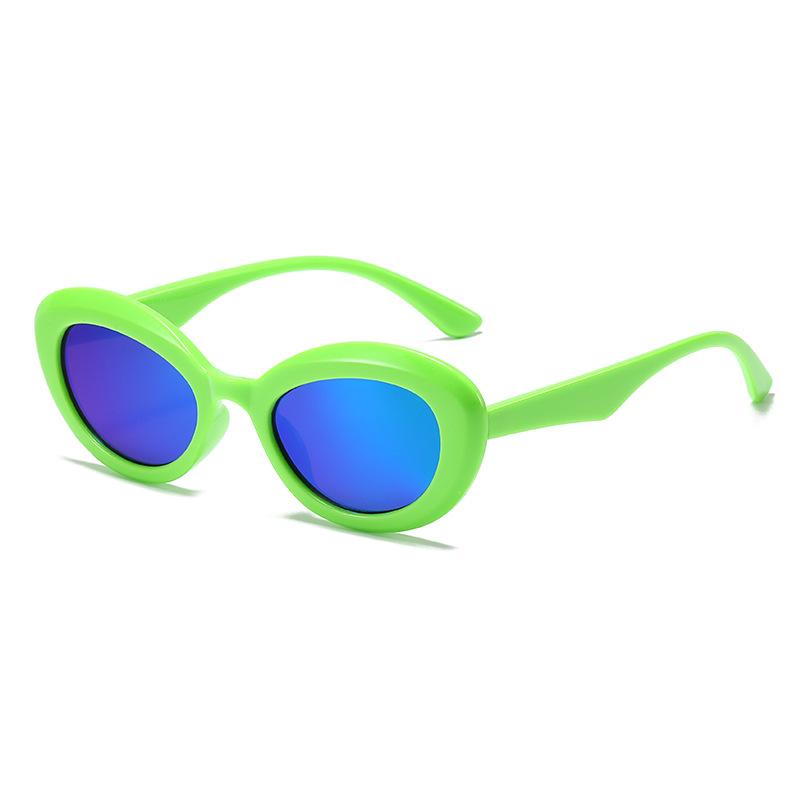 Winter Oval Sunglasses, Retro Simple Round Glasses, Personalized Versatile Y2K Sunglasses