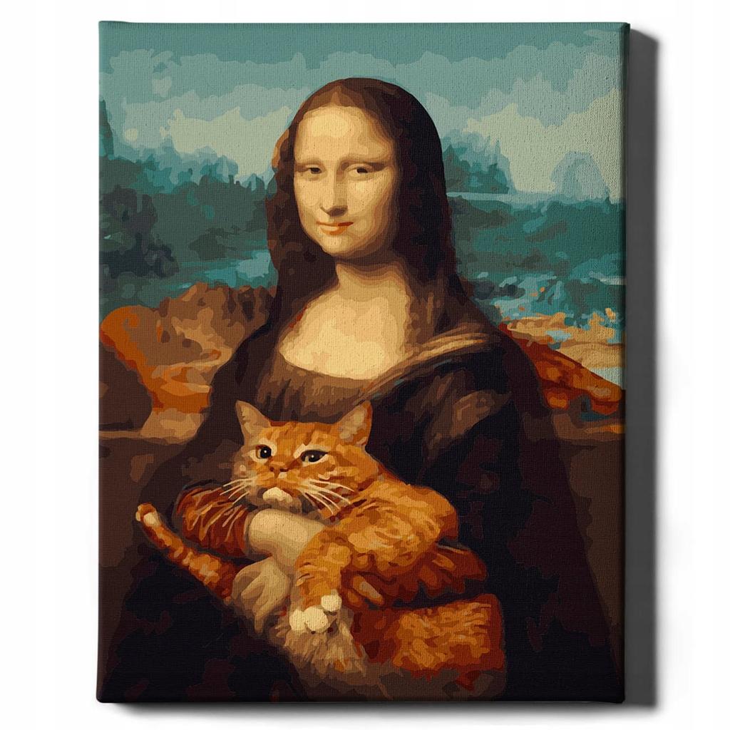 Painting By Numbers Mona Lisa Painting By Numbers 50X40 Oh Art