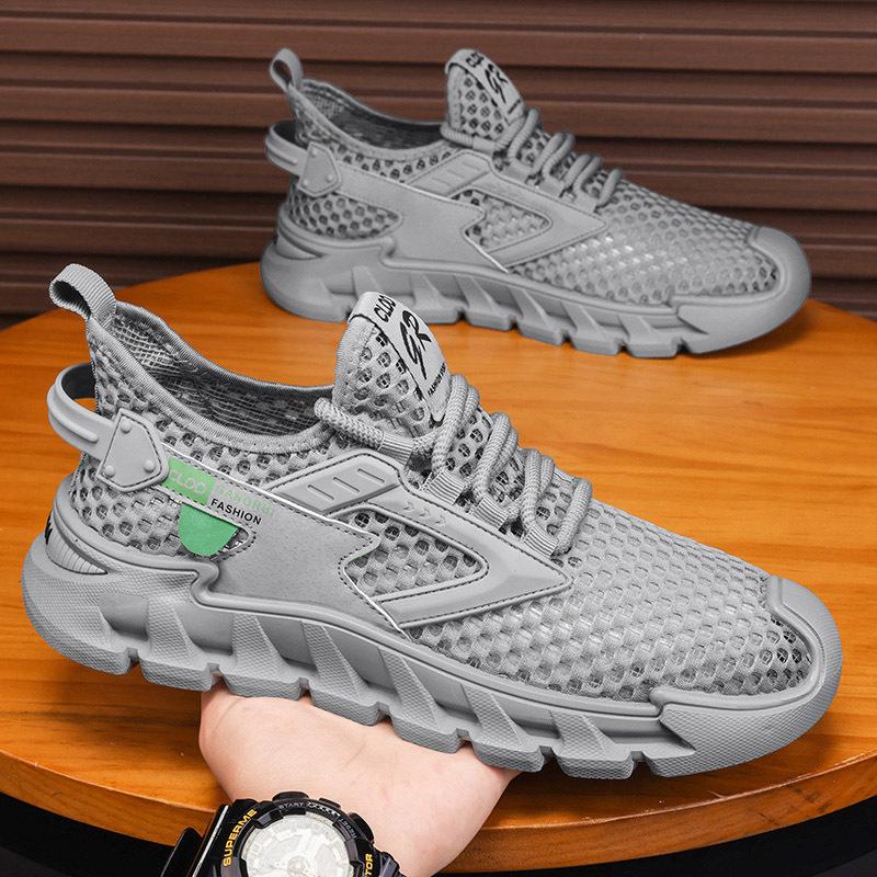 Summer Breathable Fly-woven Thin Mesh Mesh Shoes, Youth Lightweight Casual Running Sports Shoes