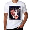 T-shirt Elon Musk che fuma Base Semplice Casual Manica Corta